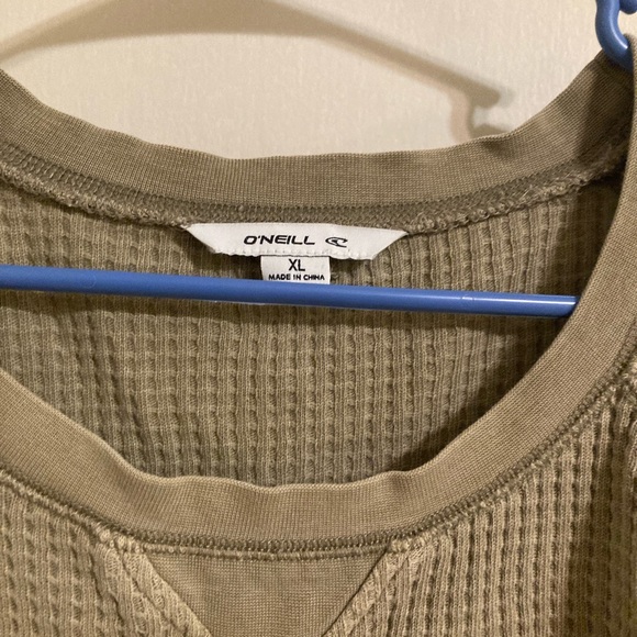 O’Neill Waffled Sweatshirt Green XL - Picture 4 of 6